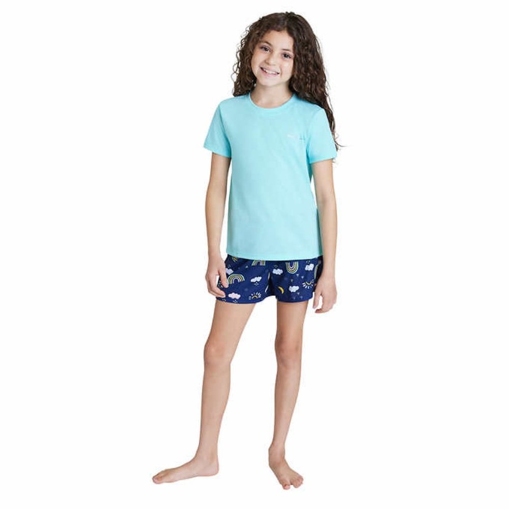 Eddie Bauer Girls' 4-piece Pajama Set - Picture 3 of 7